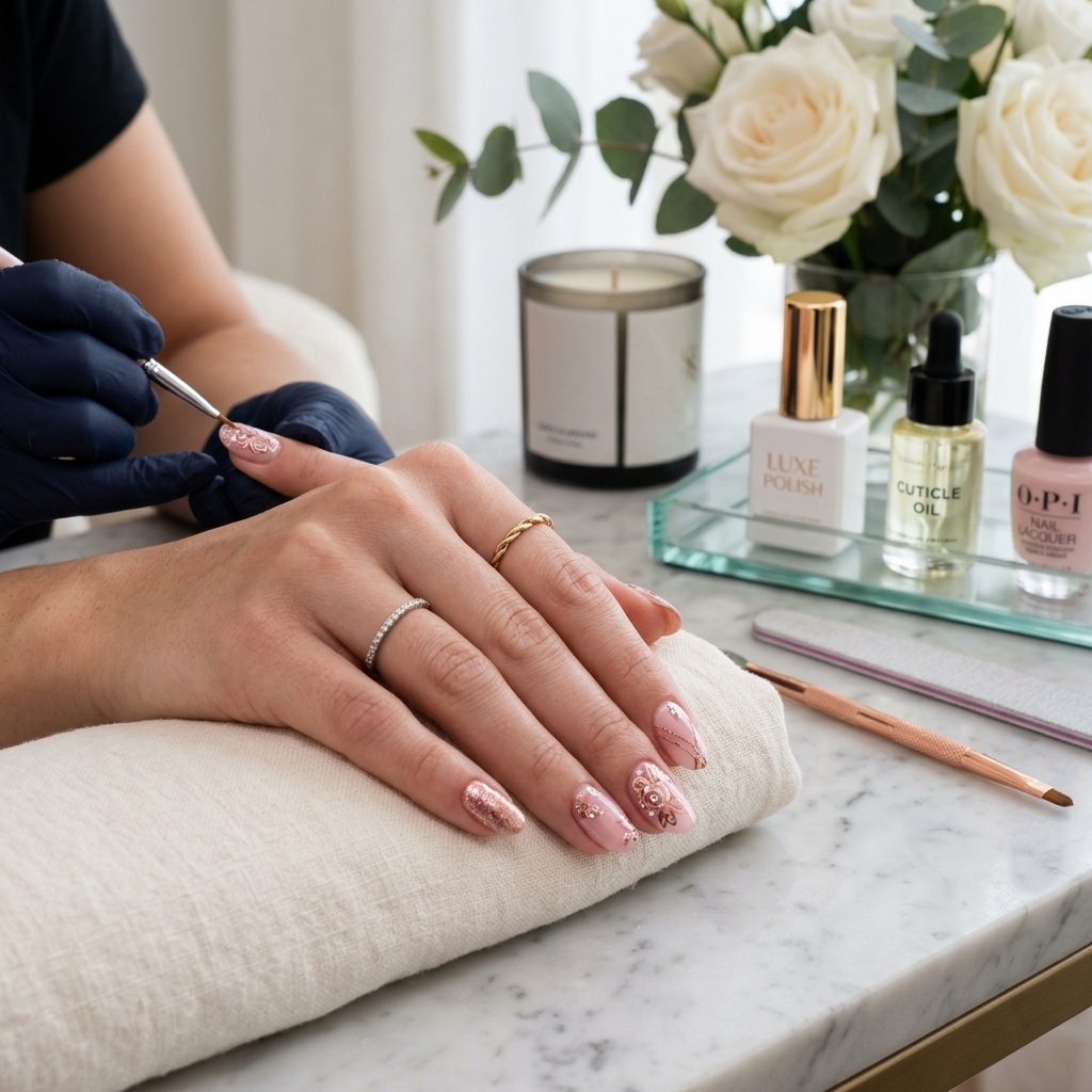 Luxury nail care and nail art at Sun Shine Salon